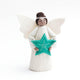 Jade Star Angel Tree Topper - Brown
