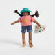 On The Trail Backpacker Ornament - Brown