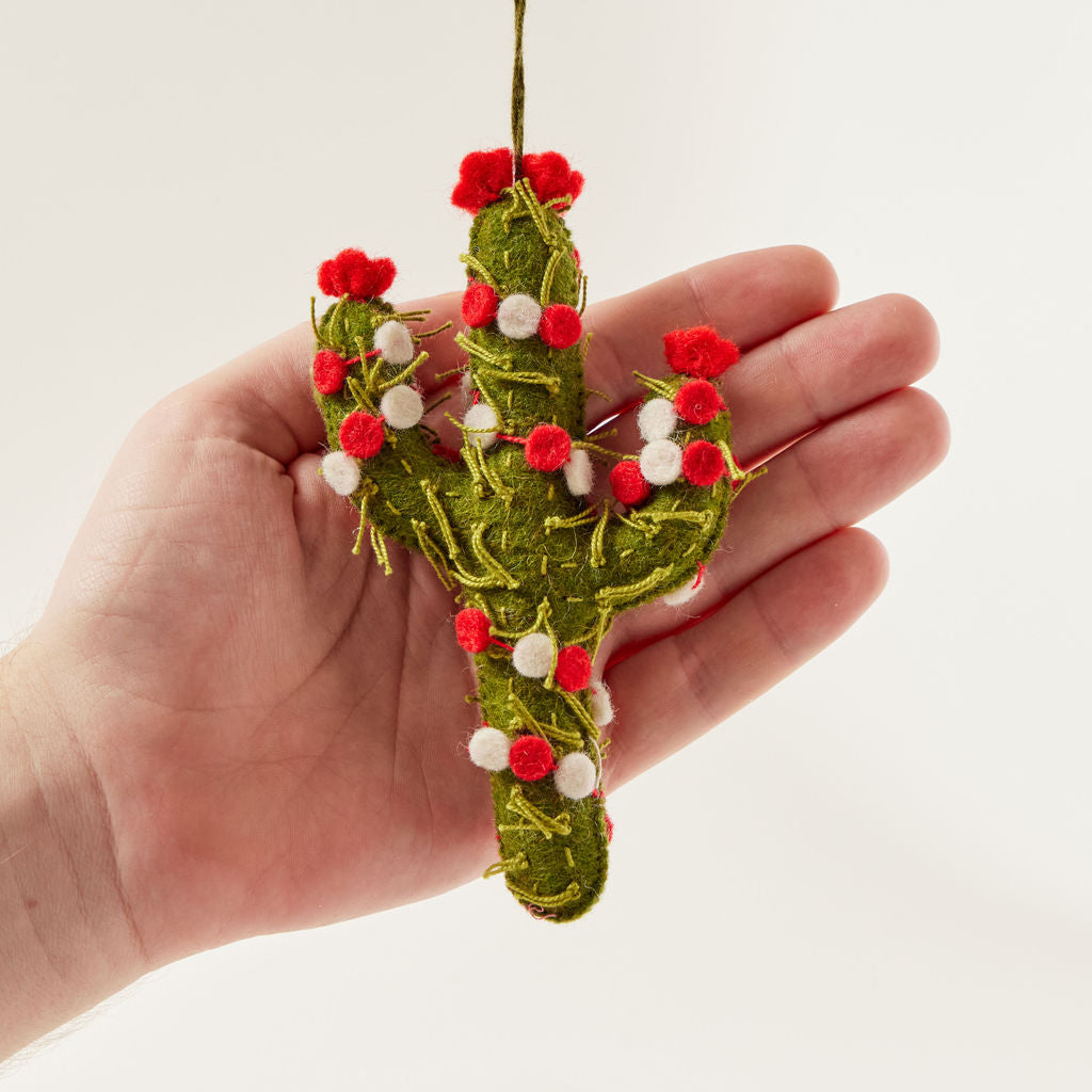 Christmas Saguaro Cactus Ornament