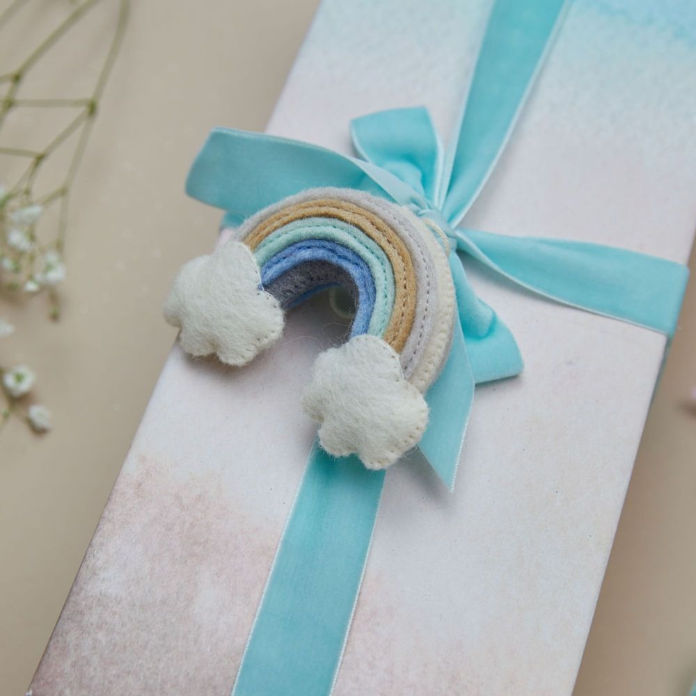 Stormy Days Rainbow Ornament