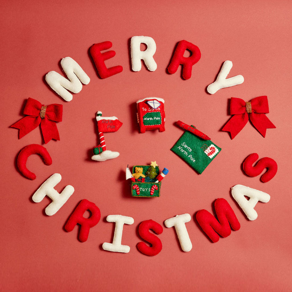 Green Letter to Santa Ornament
