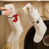Berry Linen Stocking