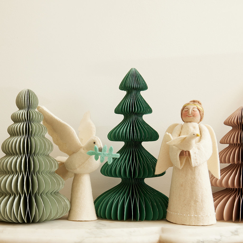 Small Season of Peace Dove Tree Topper