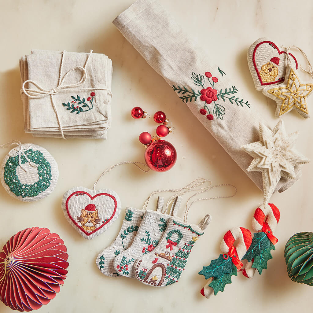 Mini Merry Christmas Stocking Ornament