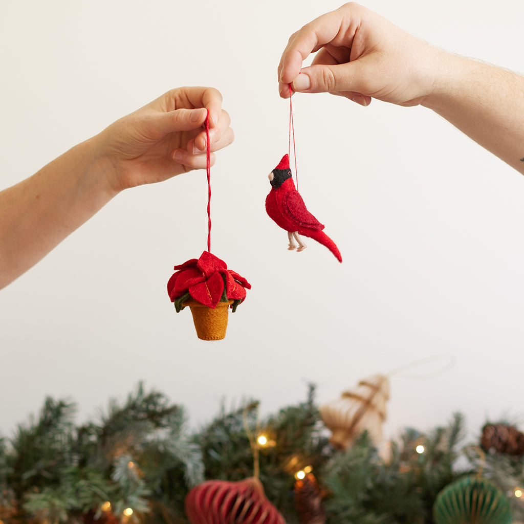 Holiday Bloom Poinsettia Ornament
