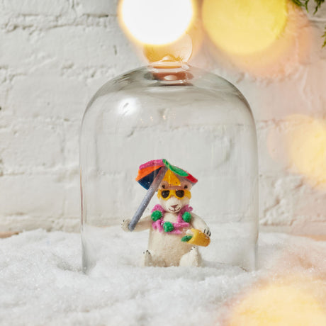 Under The Sun Beach Polar Bear Ornament