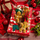Gingerbread Cookie with Candy Cane Ornament