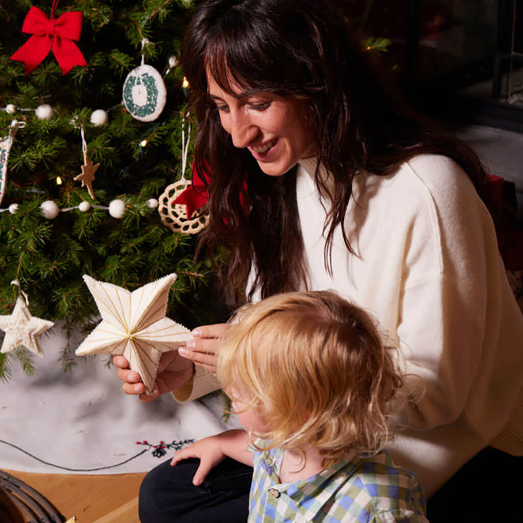 Small Gold Starburst Tree Topper