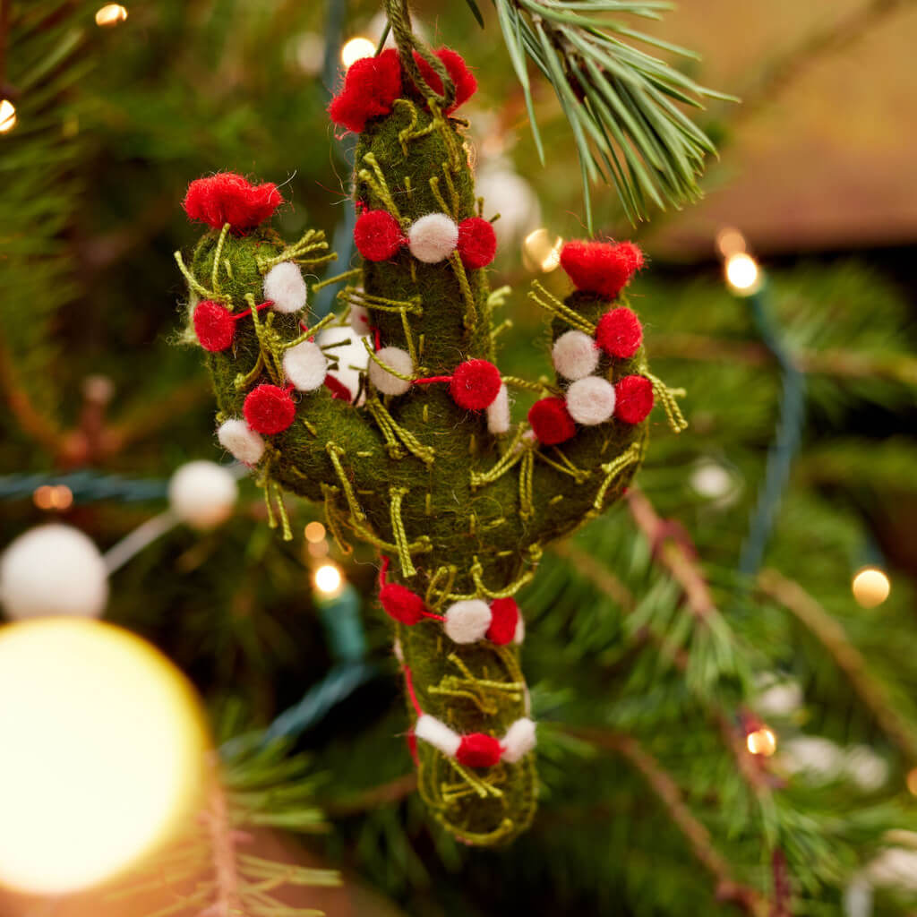 Christmas Saguaro Cactus Ornament
