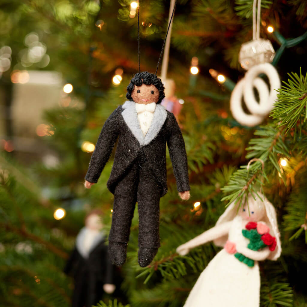 Elegant Groom Ornament