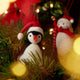 Santa Penguin Ornament