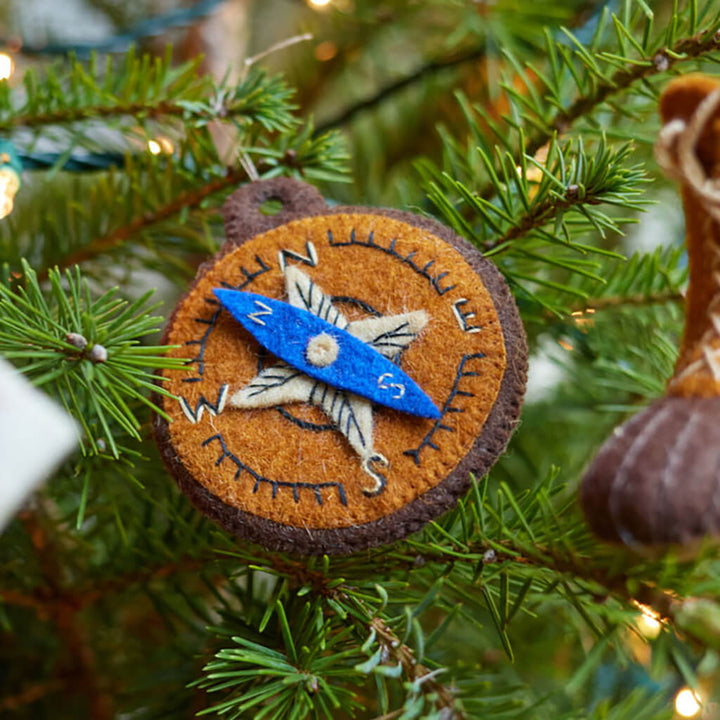 Find Your Way Compass Ornament