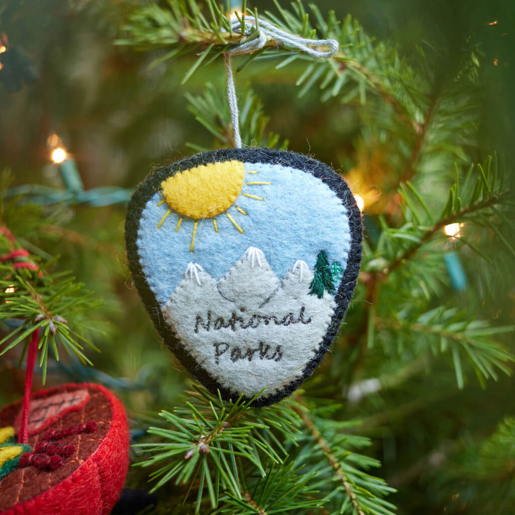National Parks Badge Ornament