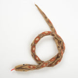 Dark Brown Diamond Snake Ornament