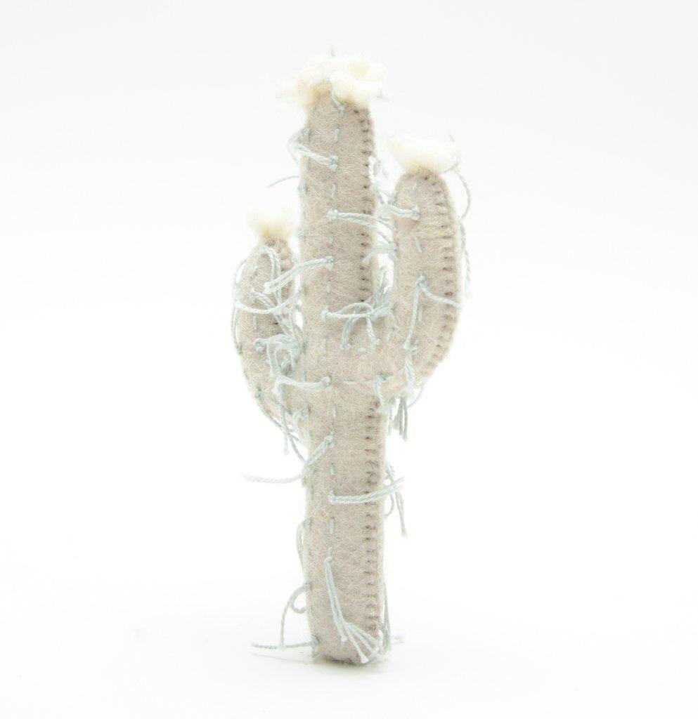 Eggshell Majestic Saguaro Cactus Ornament