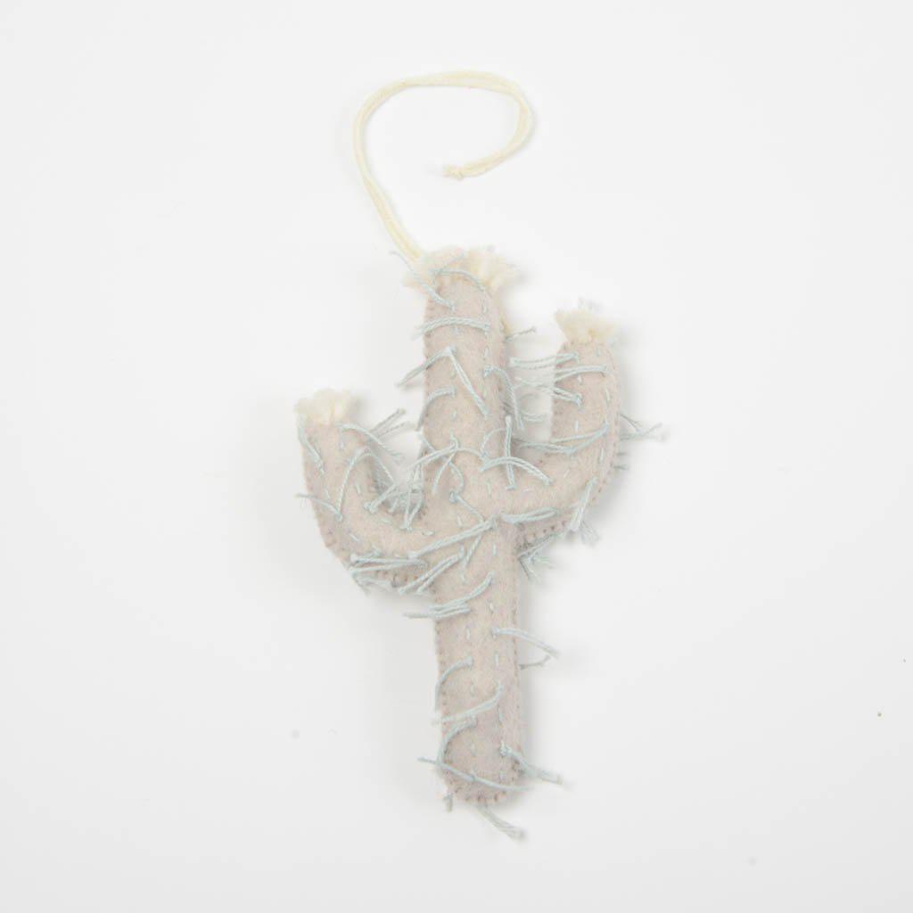 Eggshell Majestic Saguaro Cactus Ornament