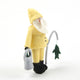 Fishing On The Docks Santa Ornament
