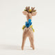 Gentle Spring Deer with Bird Friend Ornament