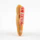 Gingerbread Cookie with Candy Cane Ornament