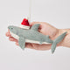 Jolly Santa Shark Ornament