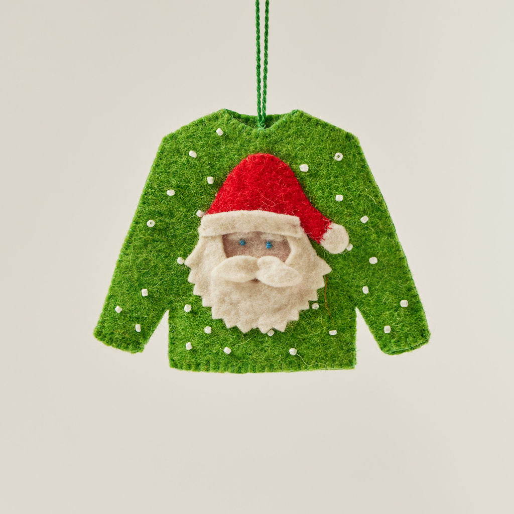 Christmas ornament sweater clearance