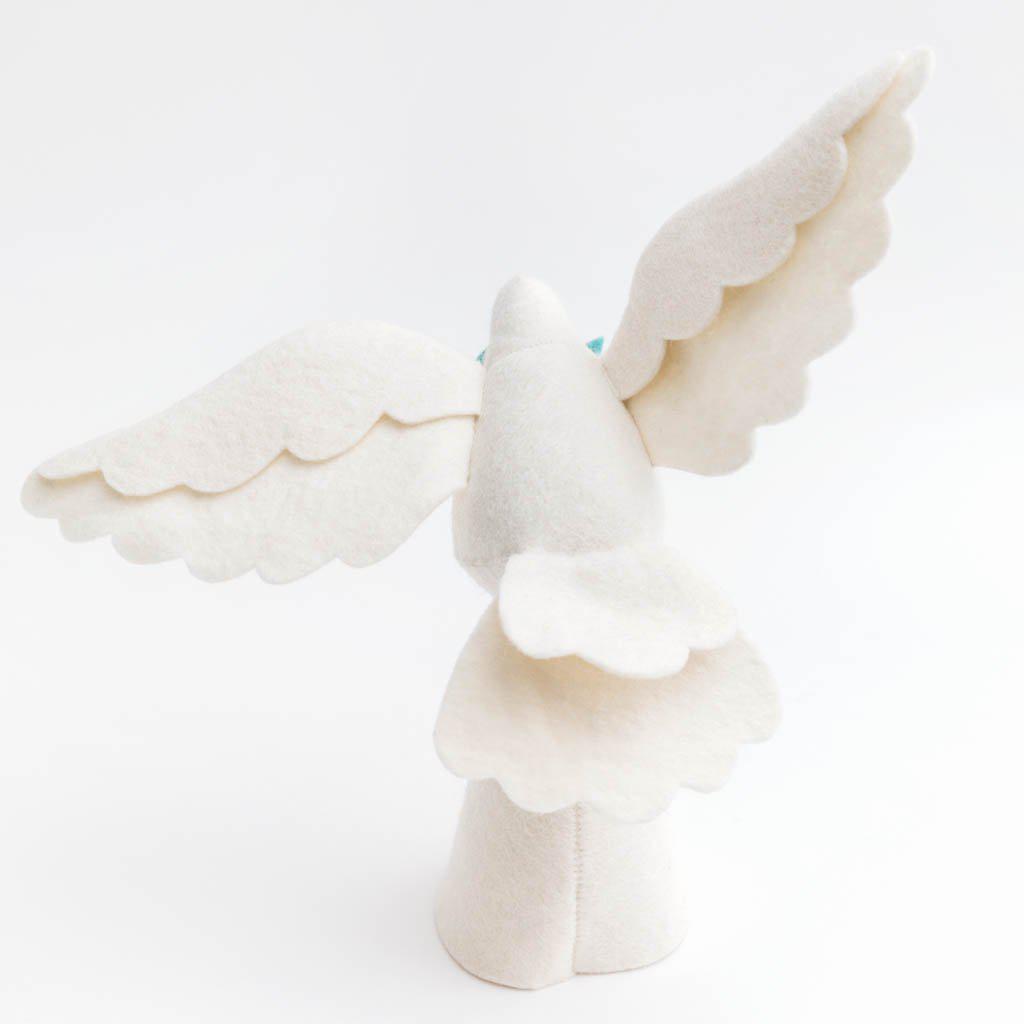 Large Season of Peace Dove Tree Topper