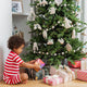 Snowy White Holiday Ball Garland