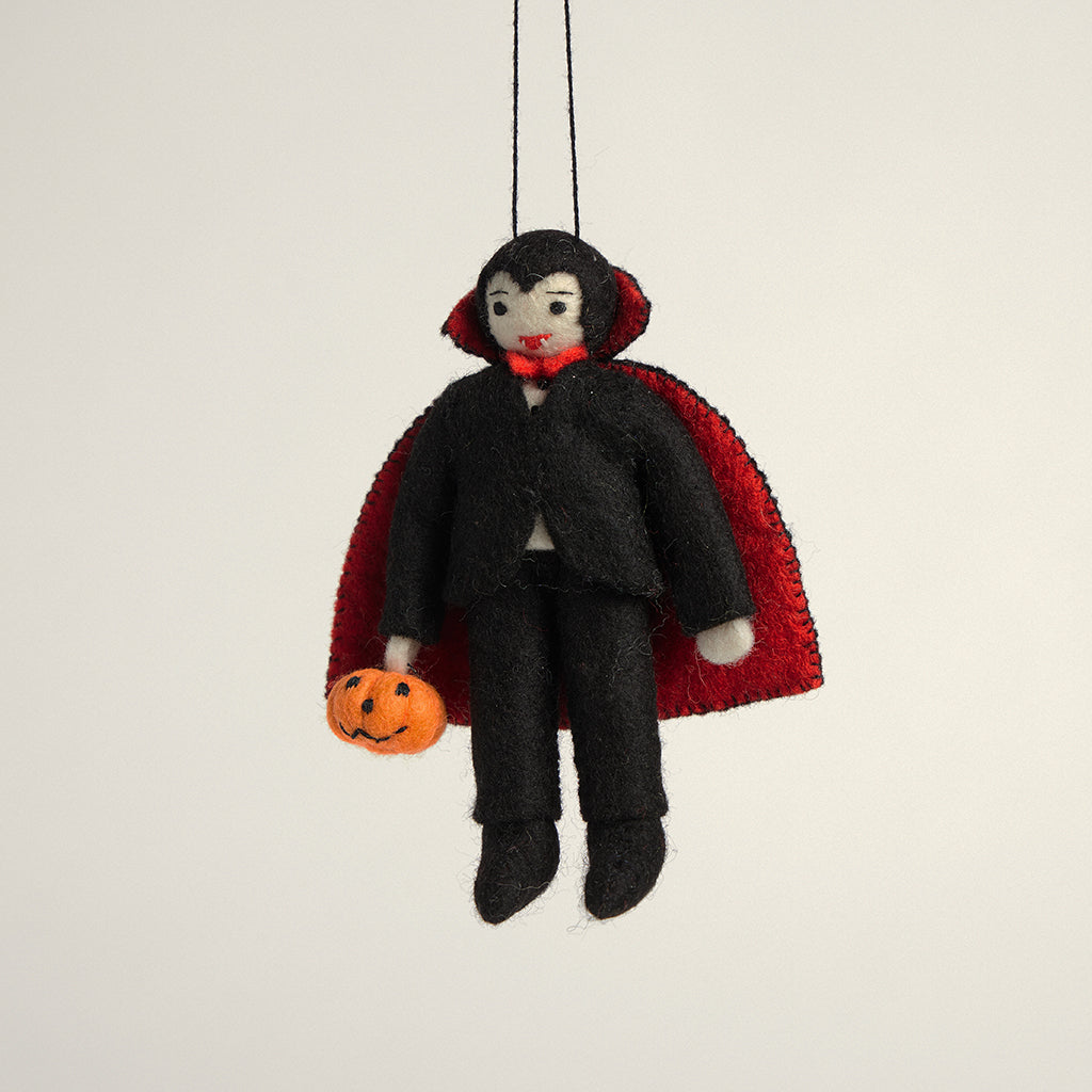 Dracula Trick-or-Treater Ornament