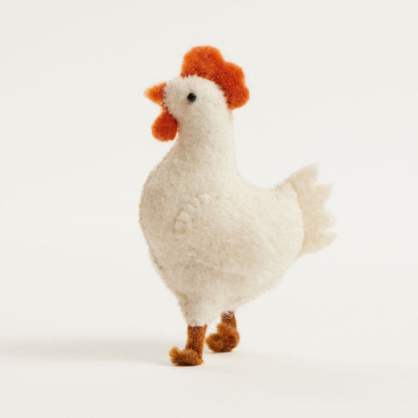 Little White Hen Ornament