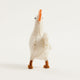 felt wool hen with hanging string – handmade Easter ornament with farmhouse charm"