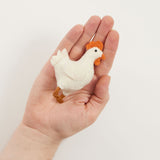 Little White Hen Ornament
