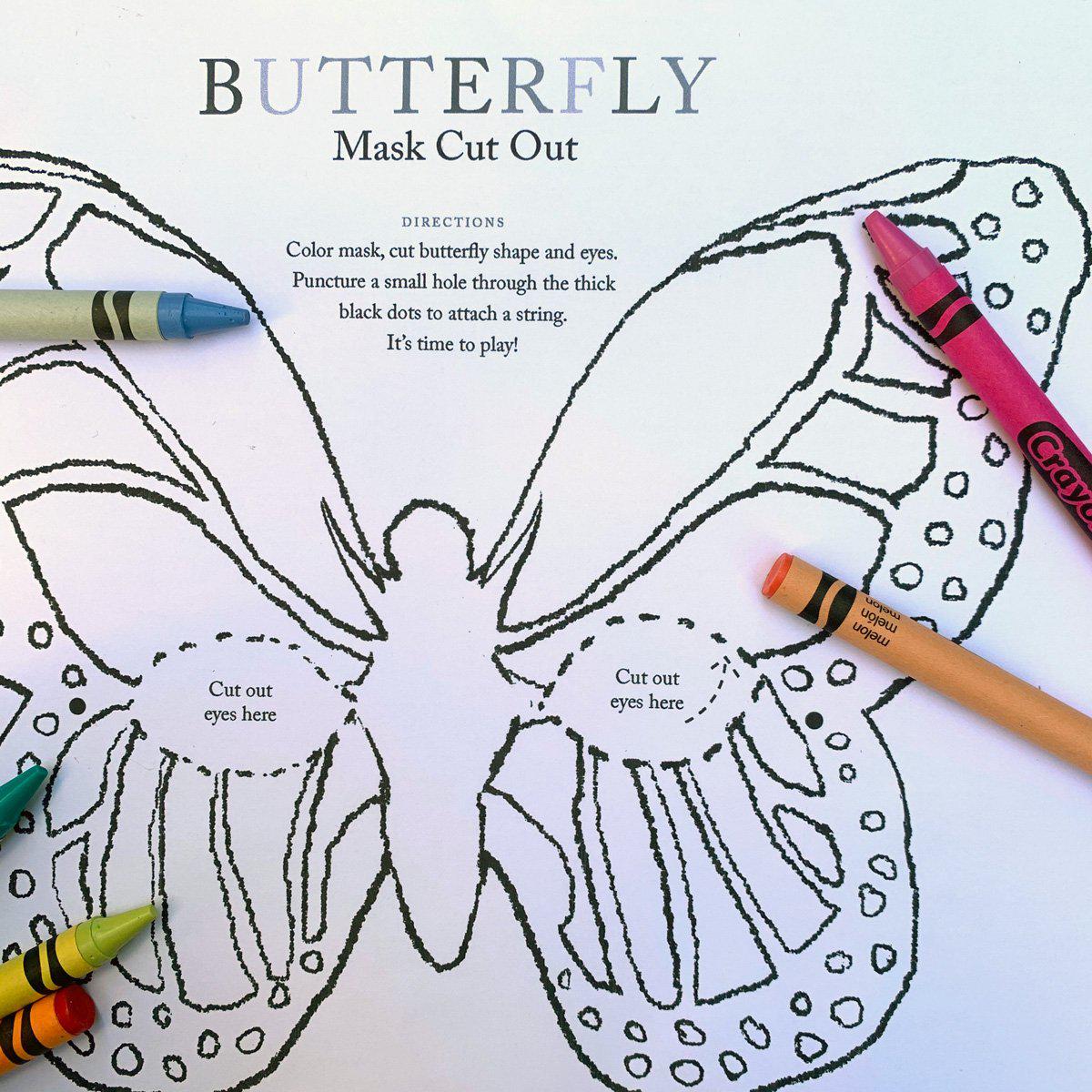 Free Butterfly Mask Coloring Download – Craftspring free-butterfly-mask-coloring-download-craftspring