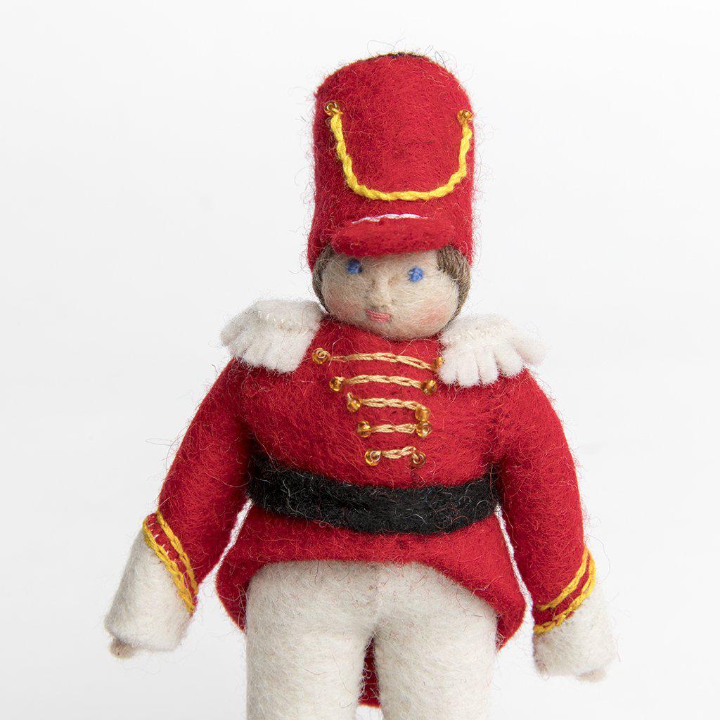 A Craftspring handmade felt Nutcracker prince ornament