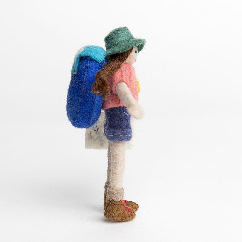 On the Trail Backpacker Ornament - Light