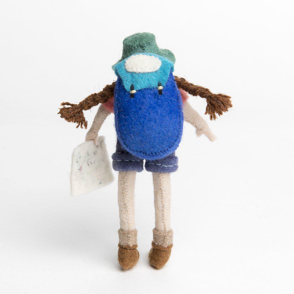 On the Trail Backpacker Ornament - Light