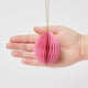 Easter Egg Honeycomb Paper Ornaments - Set of 3