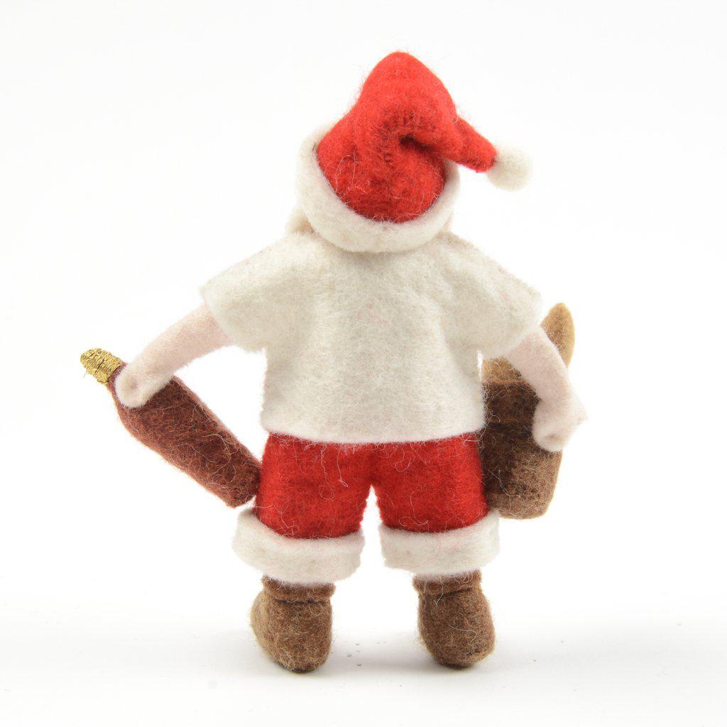 Paris Je T'aime Santa Ornament