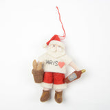 Paris Je T'aime Santa Ornament