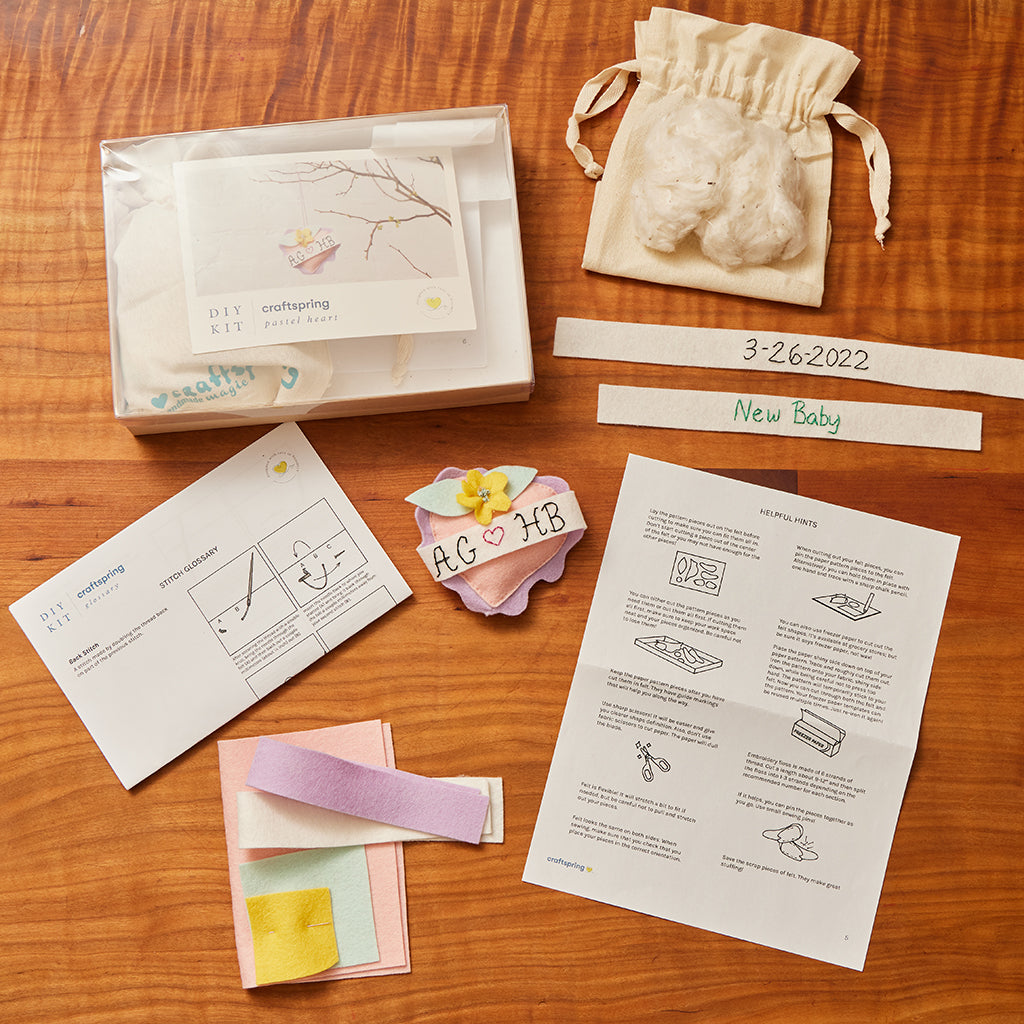 DIY Kit Pastel Heart