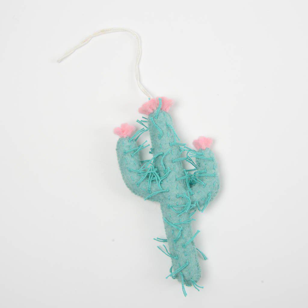 Pastel Majestic Saguaro Cactus Ornament