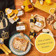Eco-friendly beekeeper ornament with charitable donation to youth pollinator programs


