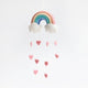 Pastel Rainbow Heart Ornament