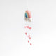 Pastel Rainbow Heart Ornament