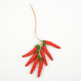 Small Red Chili Pepper Bundle Ornament