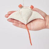 Santa Coral Manta Ornament