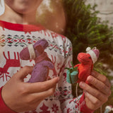 T-Rex Dinoclaus Ornament