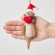 Santa Otter Love Ornament