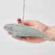 Santa Spyhop Gray Whale Ornament