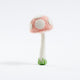 Small Pink Lady Mushroom Ornament