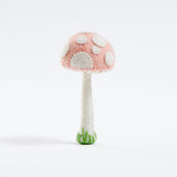 Small Pink Lady Mushroom Ornament